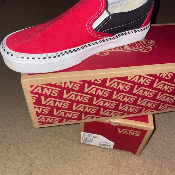 Red & Black Vans - Picture 2 of 5